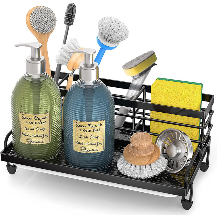 Kitchen store sponge storage